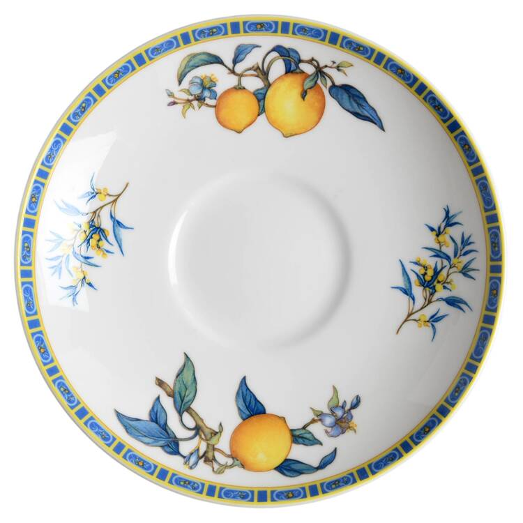 Citrons Saucer for Leigh Shape Footed Cup