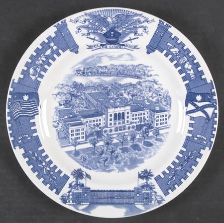 The Citadel, The Military College of South Carolina Dinner Plate