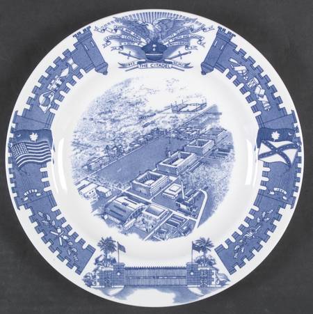 The Citadel, The Military College of South Carolina Dinner Plate