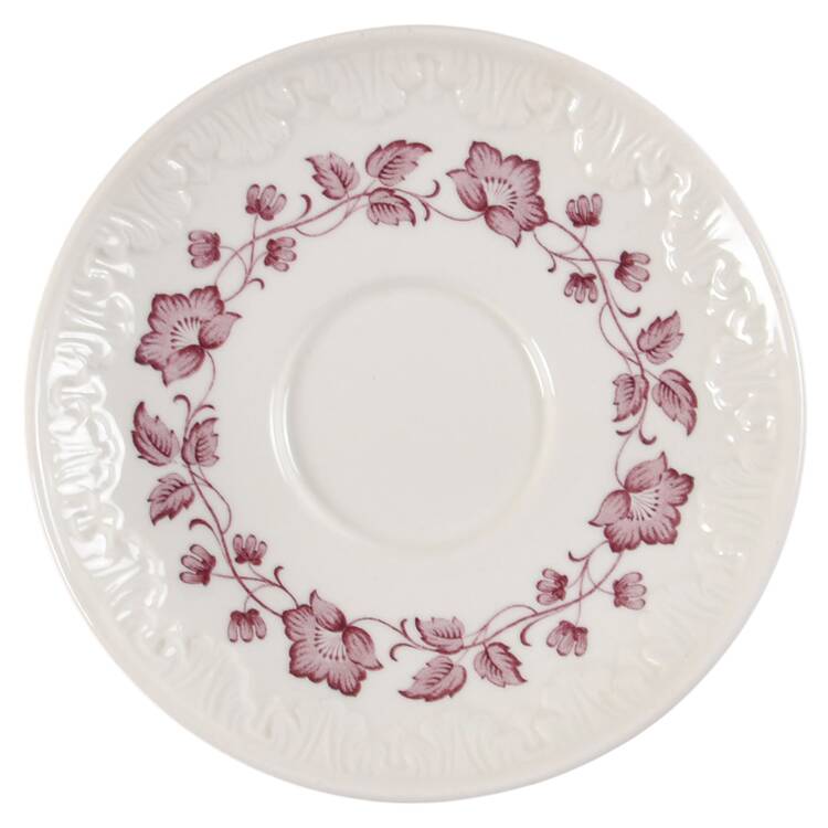 Clematis Mulberry (Corinthian) Saucer for Demitasse Cup