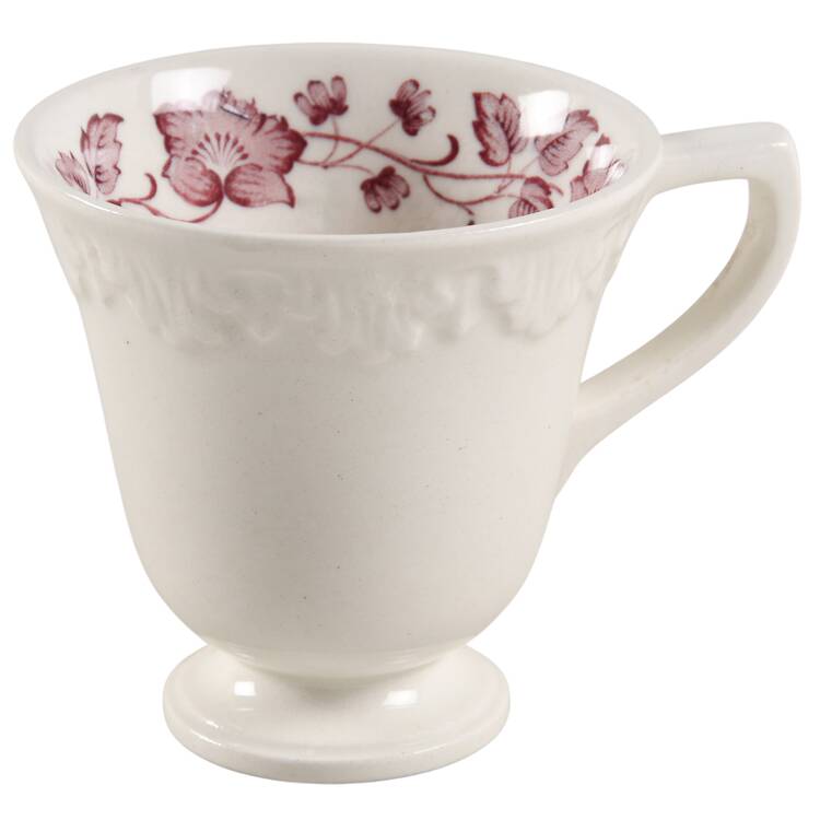 Clematis Mulberry (Corinthian) Footed Demitasse Cup