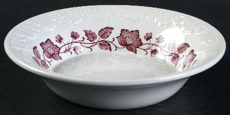 Clematis Mulberry (Corinthian) Fruit/Dessert (Sauce) Bowl