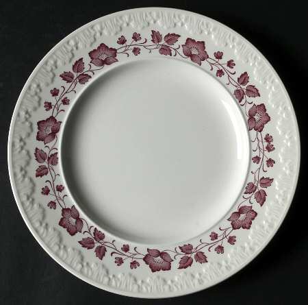 Clematis Mulberry (Corinthian) Salad Plate