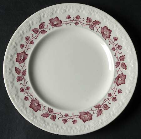 Clematis Mulberry (Corinthian) Bread & Butter Plate