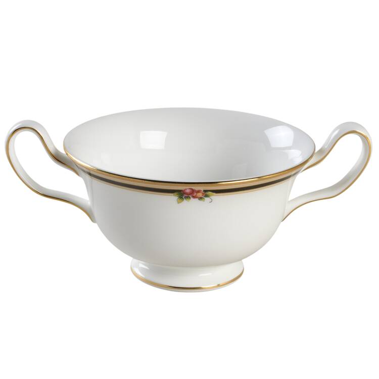 Clio Footed Cream Soup Bowl