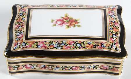 Clio Double Deck Playing Card Box & Lid by Wedgwood