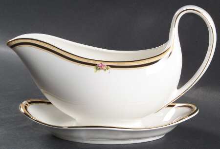 Clio Gravy Boat & Underplate by Wedgwood