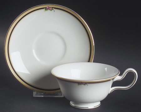 Clio Peony Shape Footed Cup & Saucer Set