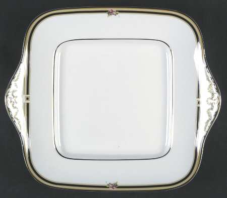 Clio Square Handled Cake Plate by Wedgwood
