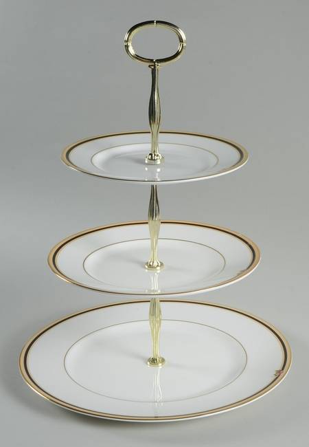 Clio 13 7/8"-14 1/4" 3-Tiered Serving Tray(DP,SP,BB) HC