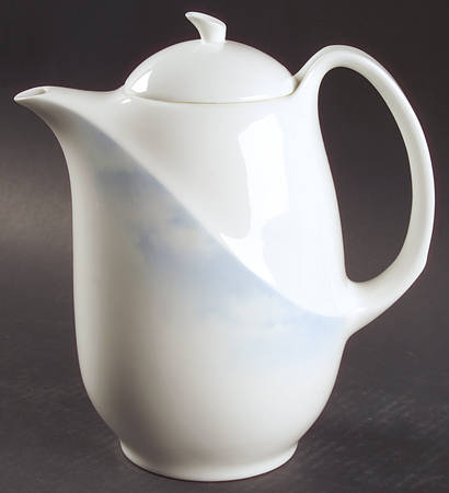 Clouds Blue Coffee Pot & Lid