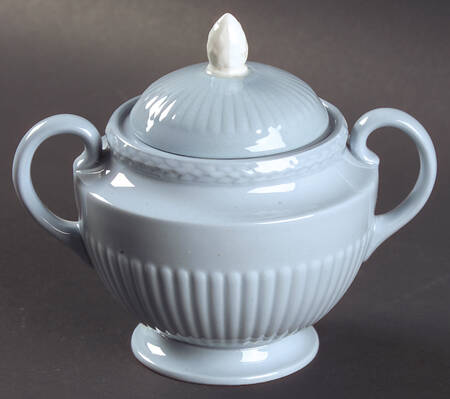 Clyde Blue Sugar Bowl & Lid
