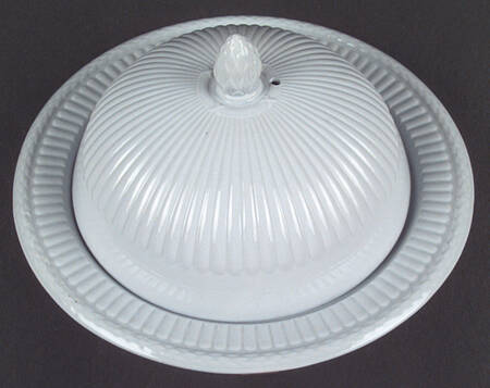 Clyde Blue Muffin Dish & Lid