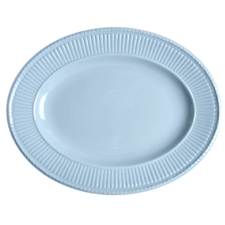 Clyde Blue 11" Oval Serving Platter