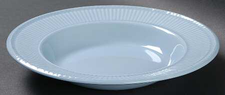 Clyde Blue Rim Soup Bowl