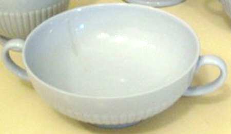 Clyde Blue Footed Cream Soup Bowl