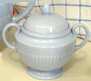 Clyde Blue Sugar Bowl & Lid