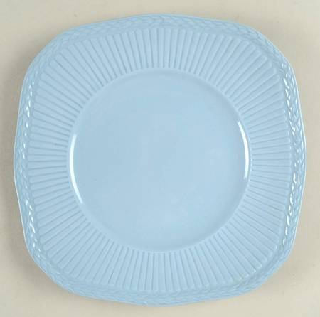 Clyde Blue Square Luncheon Plate