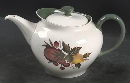 Covent Garden (Green On Edge)Tk605 Teapot & Lid