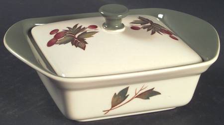 Covent Garden (Green On Edge)Tk605 Butter Box & Lid