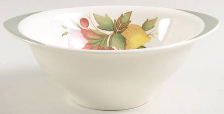 Covent Garden (Green On Edge)Tk605 Flat Cream Soup Bowl