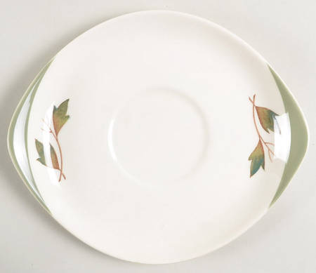 Covent Garden (Green On Edge)Tk605 Saucer for Cream Soup Bowl