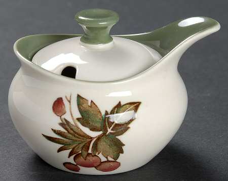 Covent Garden (Green On Edge)Tk605 Mustard Jar & Lid