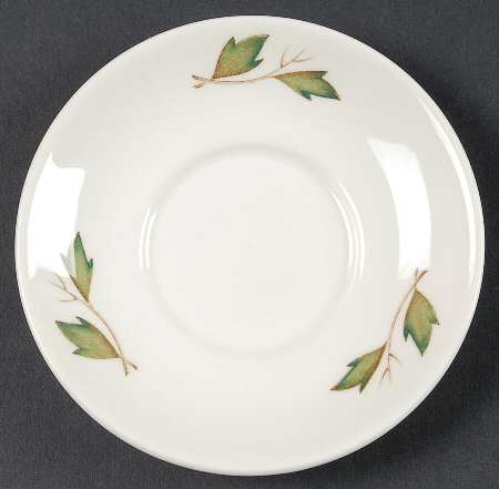 Covent Garden (Green On Edge)Tk605 Saucer for Can Shape Demitasse Cup