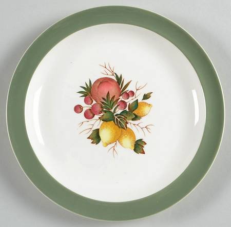 Covent Garden (Green On Edge)Tk605 Dessert/Pie Plate