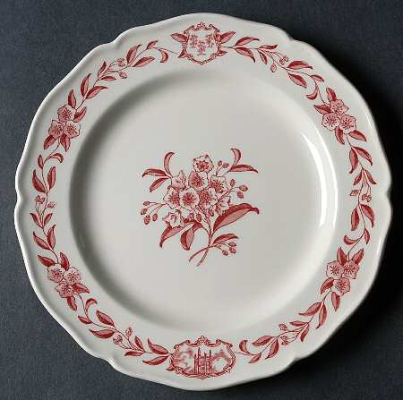 Connecticut Laurel Pink Bread & Butter Plate