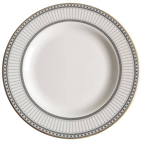 Colonnade Black Dinner Plate