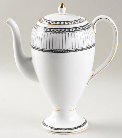 Colonnade Black Coffee Pot & Lid