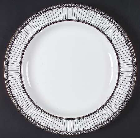 Colonnade Black 13" Chop Plate (Round Platter)