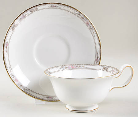 Colchester Peony Shape Footed Cup & Saucer Set