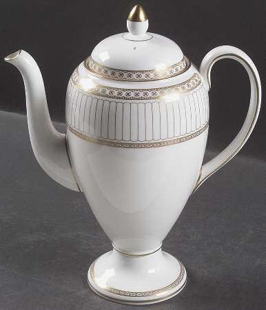 Colonnade Gold Coffee Pot & Lid