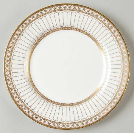 Colonnade Gold Dessert/Pie Plate