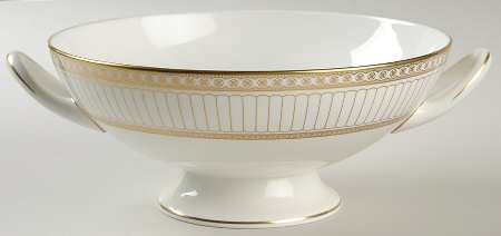 Colonnade Gold Round Vegetable No Lid