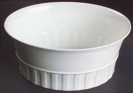 Colosseum (Whiteware) 10" Large Salad Serving Bowl
