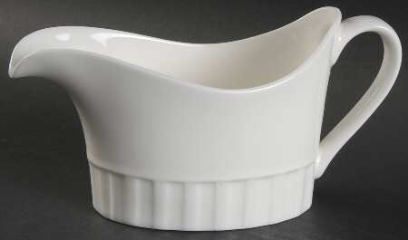 Colosseum (Whiteware) Gravy Boat