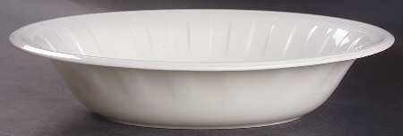 Colosseum (Whiteware) 9" Oval Vegetable Bowl