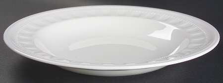 Colosseum (Whiteware) Large Rim Soup Bowl