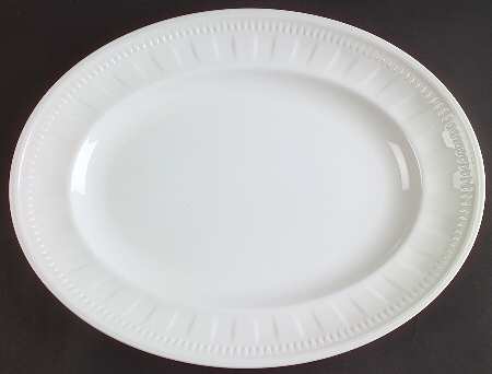 Colosseum (Whiteware) 14" Oval Serving Platter