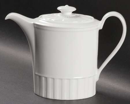 Colosseum (Whiteware) Coffee Pot & Lid