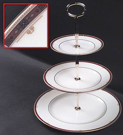 Colorado 13 7/8"-14 1/4" 3-Tiered Serving Tray(DP,SP,BB) HC
