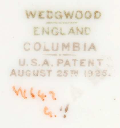 Columbia White (Yellow Border Accent) Saucer