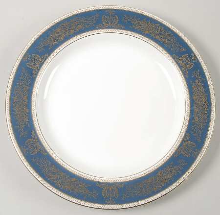 Columbia Blue & Gold 13" Chop Plate (Round Platter)