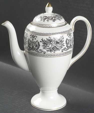 Columbia Black Coffee Pot & Lid