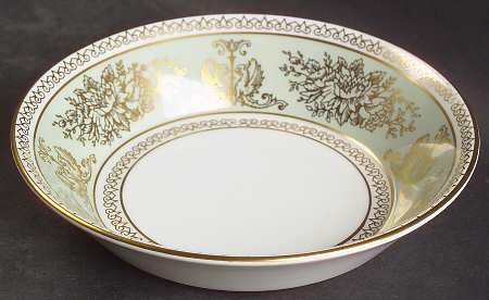 Columbia Sage Green Rim Fruit/Dessert (Sauce) Bowl
