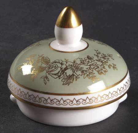 Columbia Sage Green Rim Lid for Coffee Pot by Wedgwood