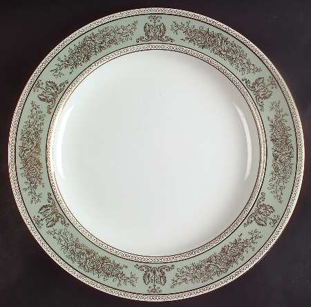 Columbia Sage Green Rim 13" Chop Plate (Round Platter)